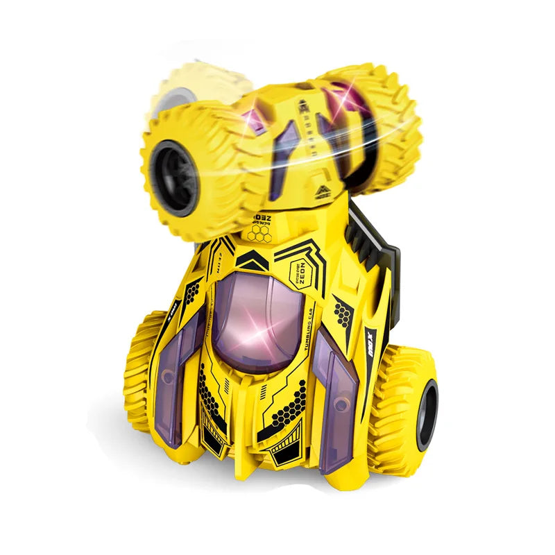 Four-wheel Double-sided Drive Inertial Toy Car Stunt Collision Rotate Twisting Off-road Vehicle Kids Toys Model Cars for Gift