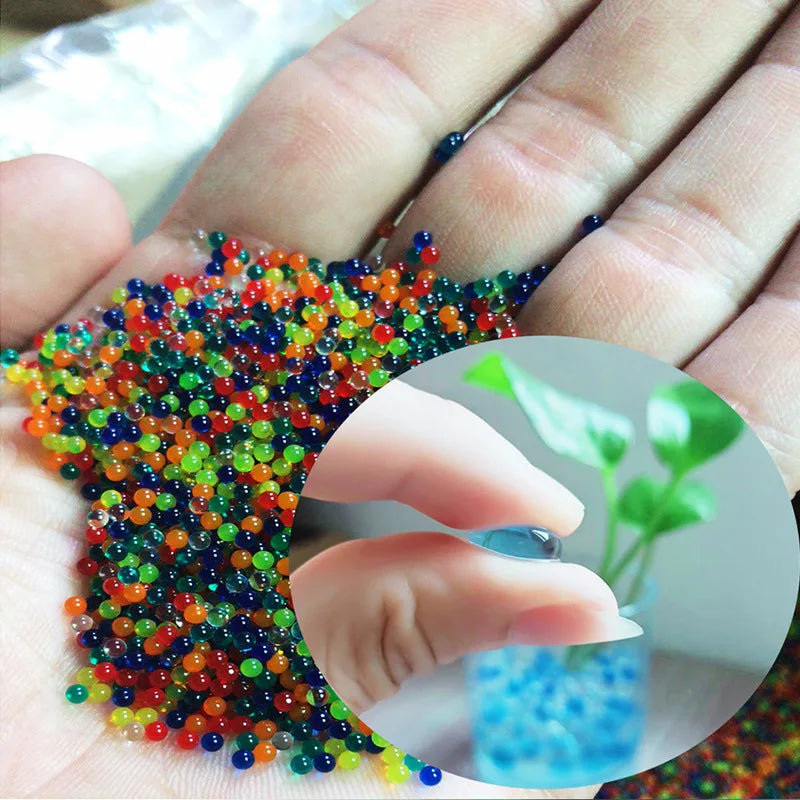 7-8mm Soft Water Bullets Paint Crystal Ball Beans Toys Weapons Pistol Rifle Guns for Boys Glock P90 M416 Machine Pellet