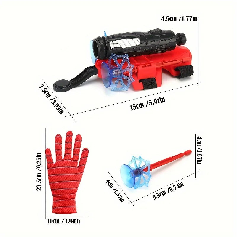 AIUAZA Character Toys Cosplay Gloves Launcher Set Launcher Wrist Toys Accessories Props Outdoor Toys Children's Gift