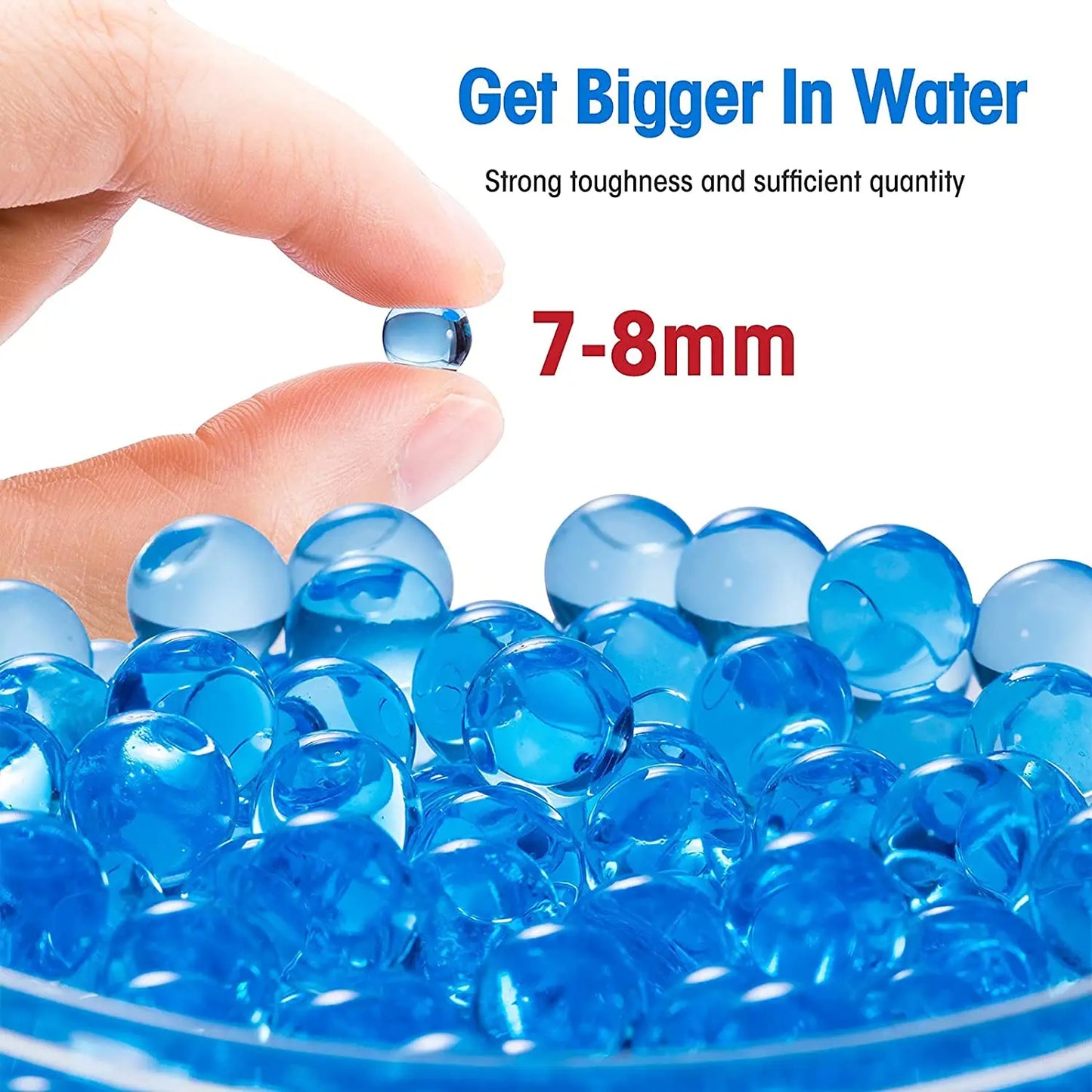 120000 Water Balls 7-8 mm Gel Splater Ball Blaster Bullets Water Ball For Outdoor Activities Shooting Team Game toys Accessories