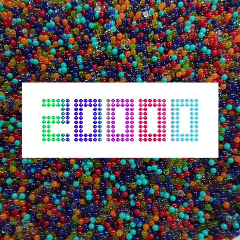 120000 Water Balls 7-8 mm Gel Splater Ball Blaster Bullets Water Ball For Outdoor Activities Shooting Team Game toys Accessories