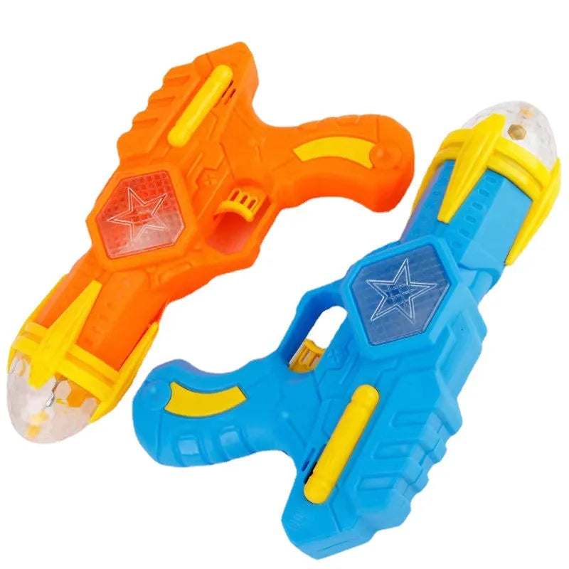 Children Toy Gun Projection Pistol Electric Plastic Safe Colorful Gun with Rechargeable Battery Music Lights for Girls Boys Gift
