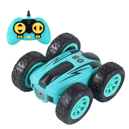 2.4G Mini RC Car High-speed Double-Sided Drift Stunt 360 Degree Dump Truck Light Bomb 4wd Drive Jump children's toys