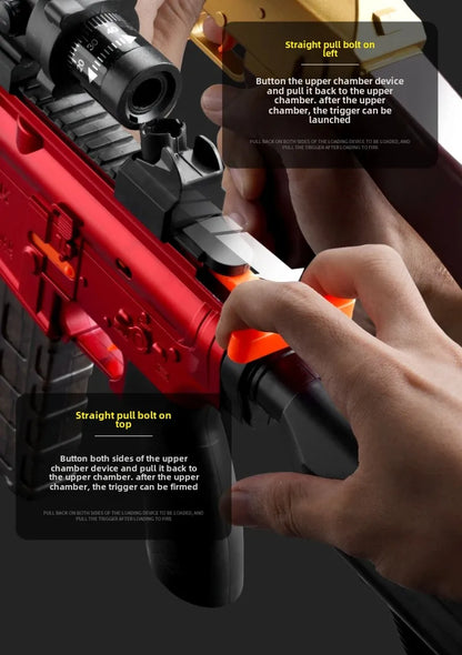 AWM Safe Shell Soft Bullet Toy Gun - Manual Mode Outdoor Game Model for Kids - Enjoyable Shooting Experience