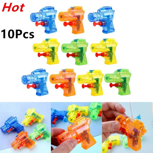 10Pcs Press Water Guns Toy for Kids Outdoor Water Squirt Water Fighting Toy Child Gift Party Favor Beach Pool Toy