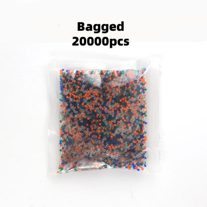 7-8mm Soft Water Bullets Paint Crystal Ball Beans Toys Weapons Pistol Rifle Guns for Boys Glock P90 M416 Machine Pellet