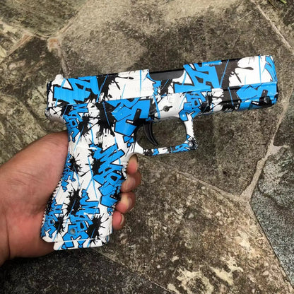 2024 New G17 Soft Bullet Toy Gun Manual Pistol Foam Ball Airsoft Launcher CS Shooting Games Weapons for Kids Boys Gift